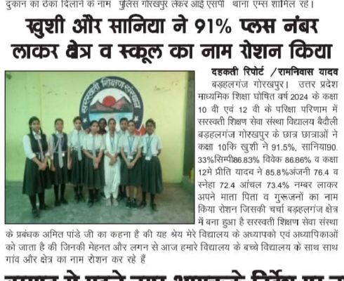 Banner : SARSWATI SIKSHAN SANSTHAN